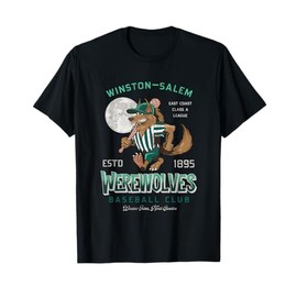 Winston Salem Werewolves Retro Minor League Baseball Team T-Shirt