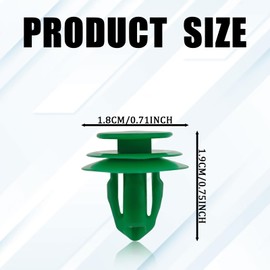 KUQUTIDY 30PCS Door Panel Clips Trim Panel Retainer Clips, Car Push Retainer Clips Interior Moulding Clip, 91560-SZW-003 Automotive Replacement Trim Fastener for Honda Accord CR-V CR-Z Civic Odyssey