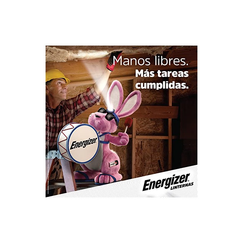 Energizer Linterna de Cabeza Universal 60 Lúmenes LED – 4