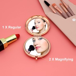 Inspirational Gifts for Girls Personal Makeup Mirror For Women Encouragement Gift For Friend Daughter Granddaughter Goddaughter Coworker Travel Makeup Mirror Birthday Graduation Gift Compact Mirror