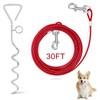 Relux Dog Tie Out Cable and Stake, 30FT Outdoor Dog