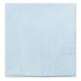 Jacob Alexander Pañuelo cuadrado de bolsillo de tejido sutil, Azul (Sky Blue), 12 inch Square