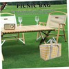 BUGUUYO Insulated Cooler Bag Picnic Basket Heavy Duty Reusable Insulated