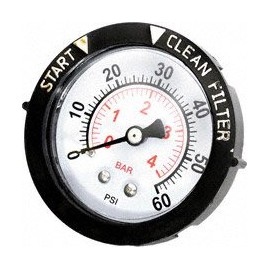 Pressure Gauge W/Indicator Rear Mount