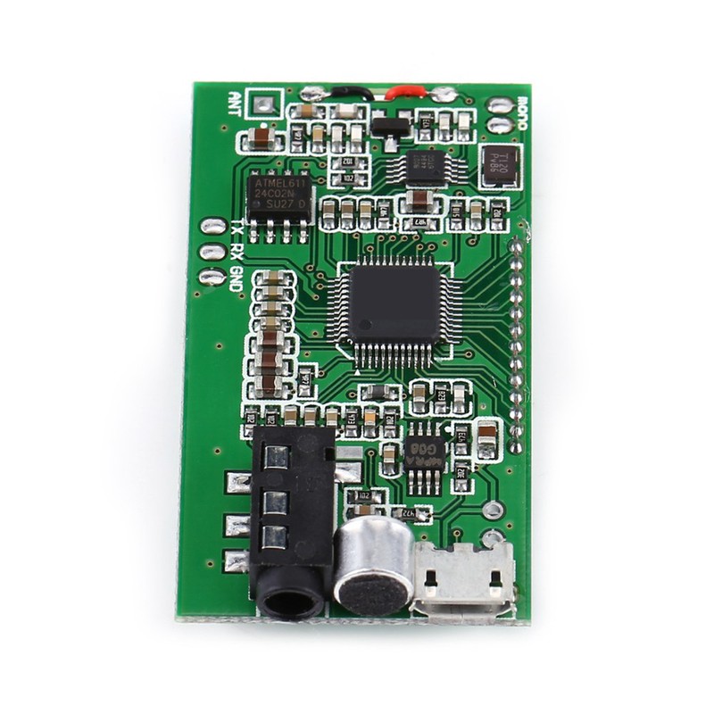 DSP & PLL Digital Wireless Microphone Stereo FM Transmitter Module