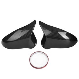 Carbon Fiber Side Wing Mirror ADD ON Covers Fit for M2 M3 M4 F87 F80 F82(LHD )
