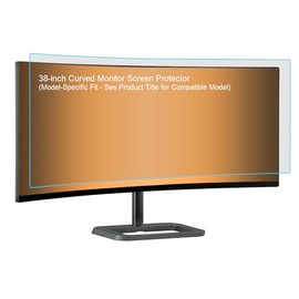 Photodon Anti-Glare Blue Light Cutting Screen Protector for Dell UltraSharp 38 U3821DW 38-inch Curved Monitor, Complete with Installation Kit