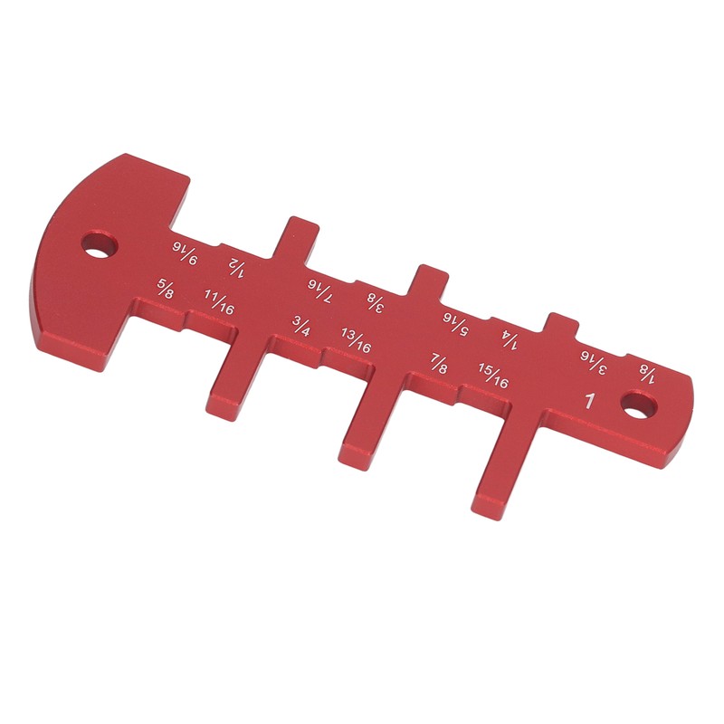 Step Depth Gauge for Table Saw Router Imperial Aluminum Alloy