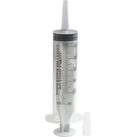 Romed Top Disposable Sterile Catheter Syringes Wound Syringes (Pack of 10, 50/60 ml)