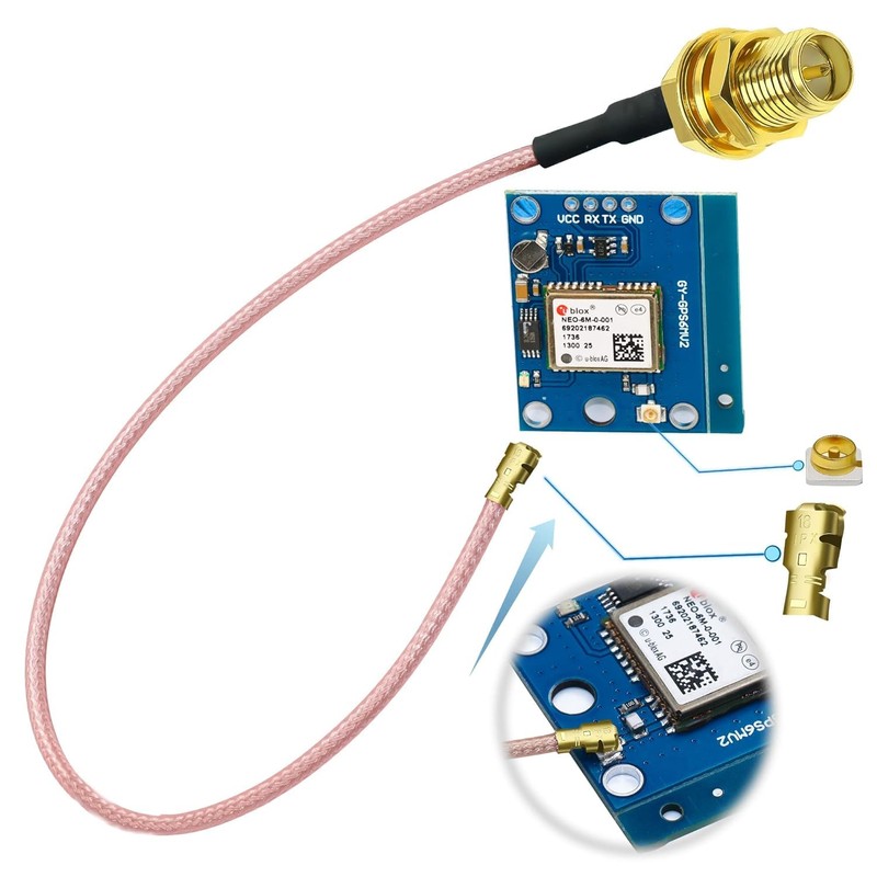 RP-SMA a IPX Cable coaxial TUOLNK UFL U.FL MHF1 a