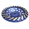 DiamaPro Systems DT-CW-7-24SEG-T Threaded 7 Inch 24 Segment Turbo Concrete