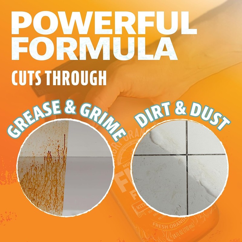 ANGRY ORANGE Citrus Multipurpose Cleaner Spray for Kitchen and Bathroom