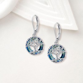 Tree of Life Necklace, Sterling Silver 925, Tree of Life Pendant Chain for Women, Tree of Life Jewellery, Gifts for Women, Girls, Mum, Sterling Silver, No Gemstone