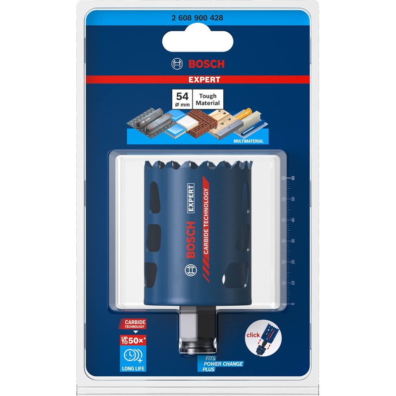 Bosch Professional 1x Expert Tough Material Hole Saw for (Wood
