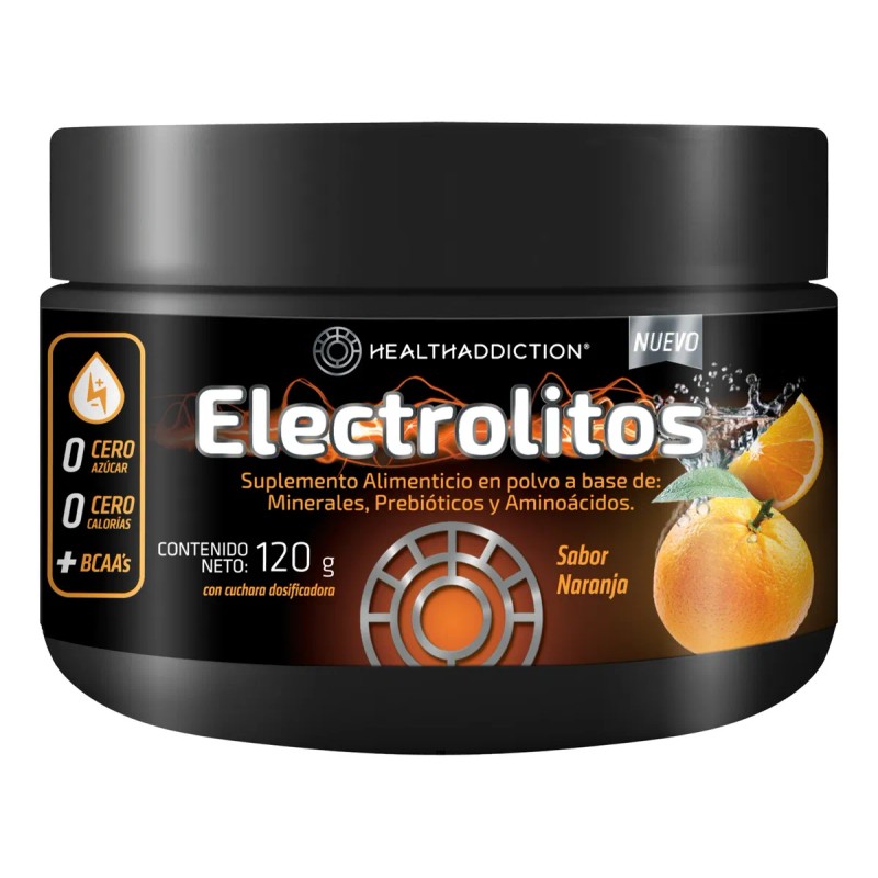 Healthaddiction Electrolitos Sin Azúcar 0 Carbs 120g