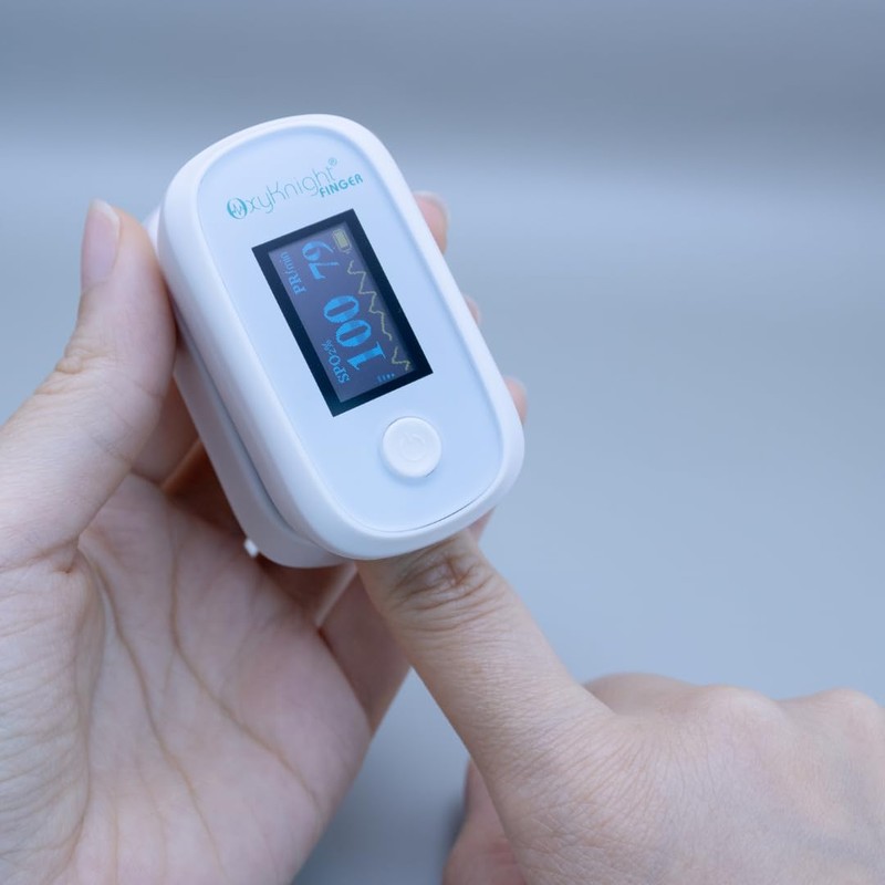 Bluetooth Fingertip Pulse Oximeter - Measures Oxygen Level, Pulse Rate