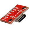 whiteeeen 4pcs USB Type C Breakout Board Red with Male