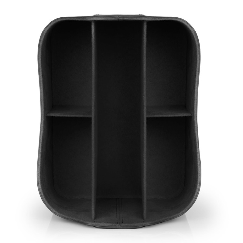 LONDO Leather Remote Control Organizer and Caddy with Tablet Slot