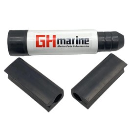 GHmarine 1H03 Transom Rubber Support and Motor Lock for Boat Outboards and Stern Drives with 3 Rams Trim and Tilt, Plastic Saver Protect Bar