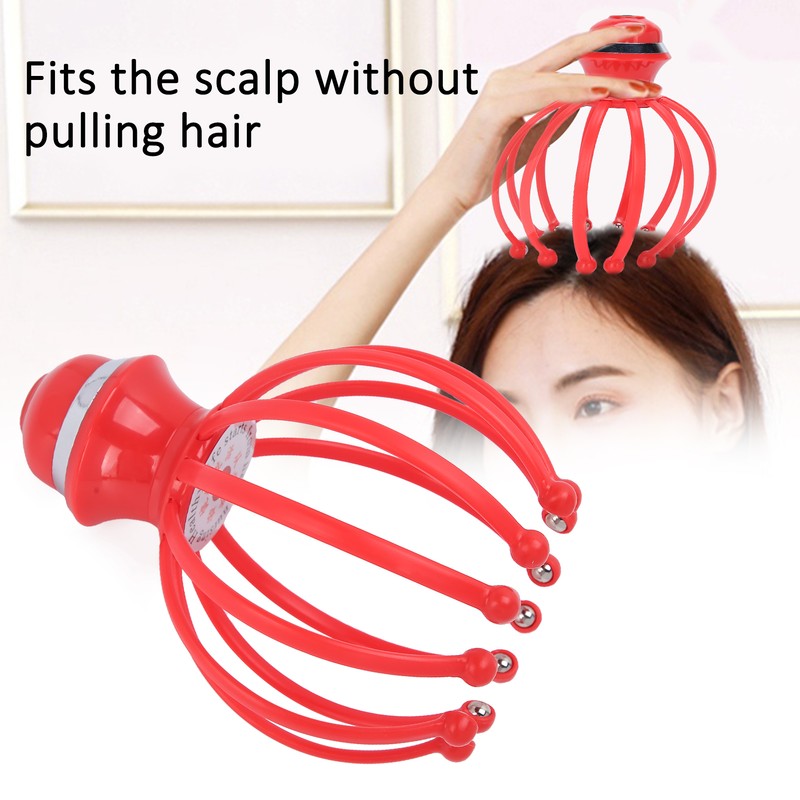 12 Claw Electric Scalp Massager Rechargeable Vibrating Head Massager Tool