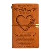 Vetbuosa Letter to Mom in Heaven Leather Journal,Memorial Gifts for