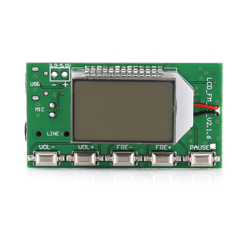 DSP & PLL Digital Wireless Microphone Stereo FM Transmitter Module