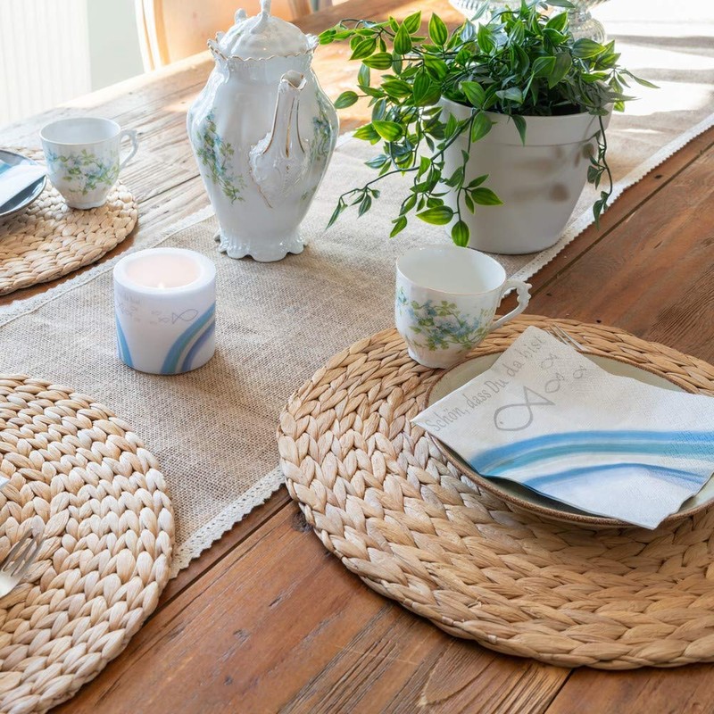 20 Napkins Schön dass du da bist mit Fische und