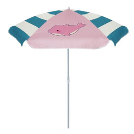 AMMSUN 47 Inch Seaside Beach Umbrella for Sand and Water Table - Kids Durable Umbrellas for children Beach Camping Garden Outdoor Play Shade