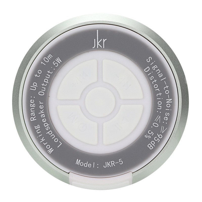 JKR-5 Bluetooth 4.2 IPX7 Waterproof Round Wireless Speaker FM Radio