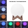 LED Night Light Innovative MoonShaped Table Bedside Lamp Children Birthday