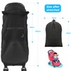 WD&CD Pram Sunshade Sun Cover with Viewing Window for Strollers