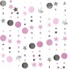 Time to Sparkle 4PCS Party Decorations Star Circle Dot Paper