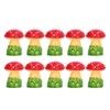 30pcs Dollhouse Mushroom Figurine Cute DIY Resin Micro Landscape Garden