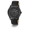 GUESS Black Leather Analog Watch