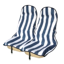 Zinytrae Sweat Towel Car Seat Cover Protector Front Seats for Gym Workout, Running, Swimming, Beach and Hiking, Waterproof Universal Seat Cover for Car, Truck, Van & SUV (2pcs Front Seat)