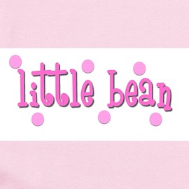 CafePress Little Bean Pink Infant Bodysuit Cute Infant Bodysuit Baby Romper