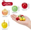 CHGCRAFT 60Pcs 4 Styles Foam Fruit Artificial Mini Apple, Fake