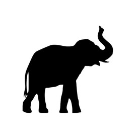 Elephant Vinyl Sticker Decal Car Truck Bumper Window Sticker