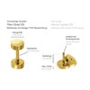 PIERCINGLINE Titanium Fake Plug | Ear Stud Piercing | Choice