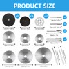 90Pcs Diamond Cutting Wheel Discs for Dremel Rotary Tool Accessories