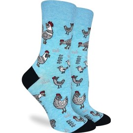 Good Luck Sock Women's Chickens Socks, Adult, Shoe Size 5-9