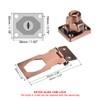 PATIKIL Keyed Hasp Locks, 2 Pack 2.5 Inch Twist Knob