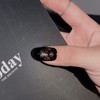 Wolyeong (月影) |Minimal oriental mother-of-pearl nails - stiletto / 월영(月影)