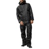 makku Raincoat Crossover Rain Suit, Black