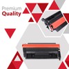 121 Black Toner Cartridge High Yield 4 Pack Compatible Replacement