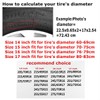 Spare Wheel Tyre Cover, Compass Pattern Print, Universal Waterproof Wheel