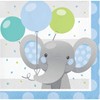 Creative Converting Enchanting Elephants Boy Beverage Napkins, 16 ct