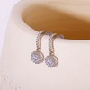 GIVA 925 Sterling Silver Zircon Drizzle Drop Earrings With Certificate of Authenticity and 925 Stamp