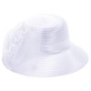 Lawliet Women Satin CRIN Wedding Occasion Wide Brim Sun Hat