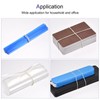 sourcing map 100 Pack Rubber Band Stretchable Rubber Elastic Band